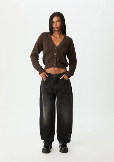 Вязаный кардиган на пуговицах- Заказать в России