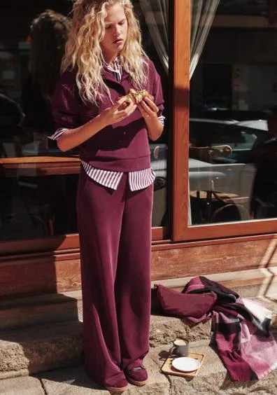 Брюки-джоггеры палаццо, мягкие на ощупь- Заказать в России