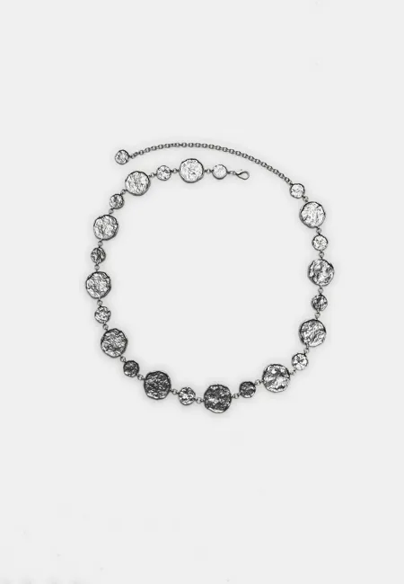 Металлический ремень с круглыми пластинами- Заказать в России