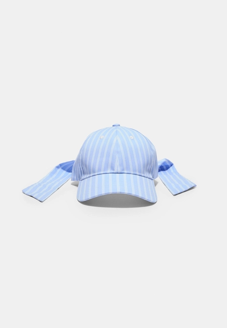 Stradivarius Кепка в полоску с бантом