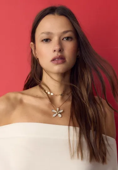 Набор из 3 колье-лариат «Цветок»- Заказать в России