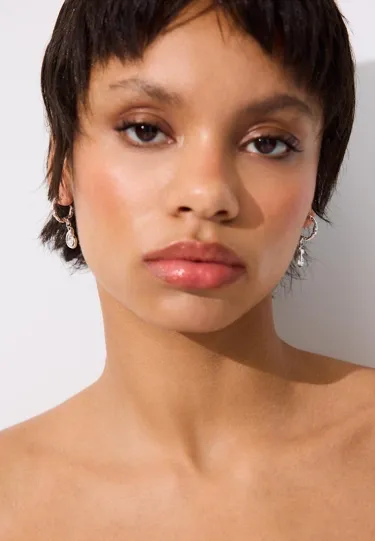 Набор из 9 серег «Морская звезда» с блестками- Заказать в России