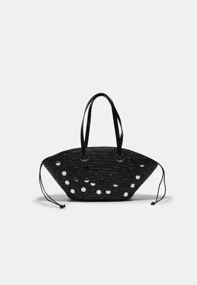 Сумка-корзина с пайетками- Заказать в России