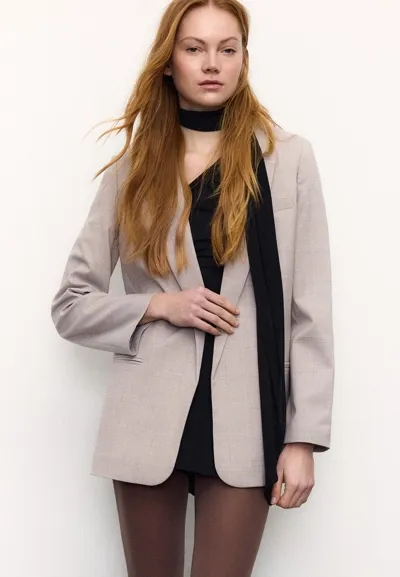 Пиджак свободного кроя в полоску- Заказать в России