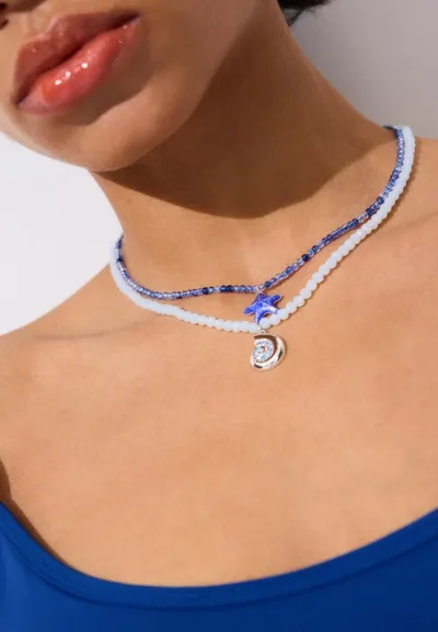 Набор колье с морскими бусинами- Заказать в России