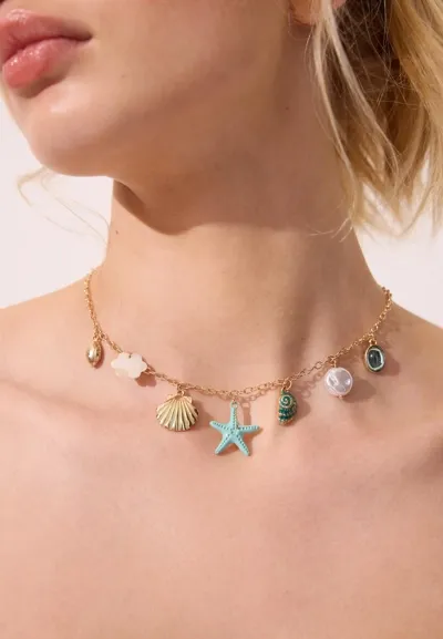 Набор из 3 колье с морскими подвесками
