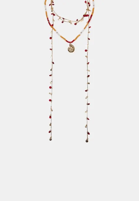 Набор из 2 колье с ракушкой- Заказать в России