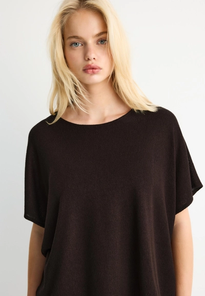 Stradivarius Футболка с эффектом накидки