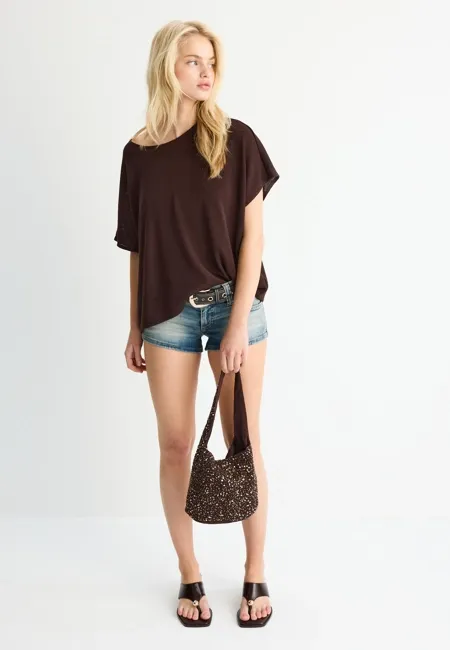 Сумка на плечо с пайетками- Заказать в России