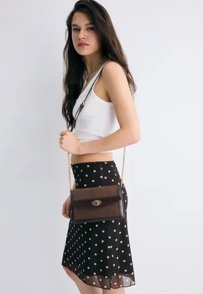 Комбинированная сумка через плечо- Заказать в России