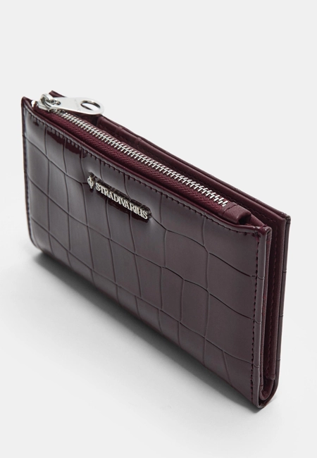 Stradivarius Базовый кошелек с текстурой кокоса купить с доставкой.