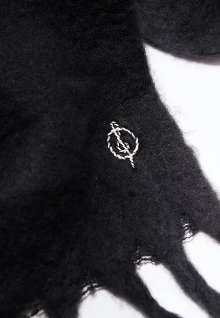 Однотонный базовый шарф- Заказать в России