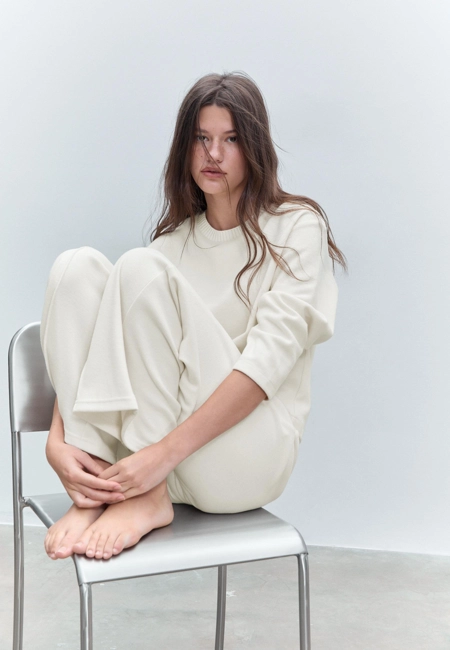 Stradivarius Трикотажная футболка с круглым вырезом