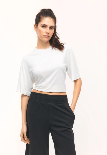 Stradivarius Футболка оверсайз из мягкой ткани