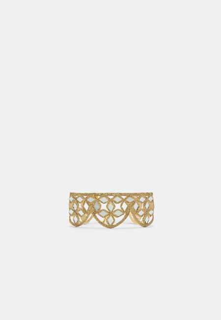 Чокер с зеркальными волнами- Заказать в России