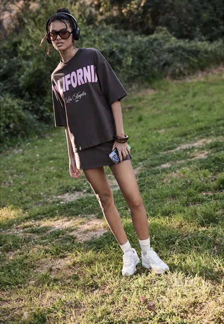 Базовая юбка-шорты из трикотажа- Заказать в России