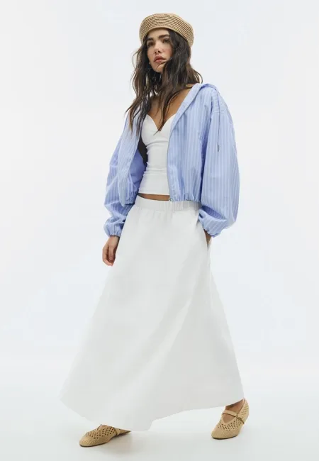 Юбка из поплина