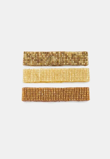 Набор из 3 браслетов с бусинами- Заказать в России