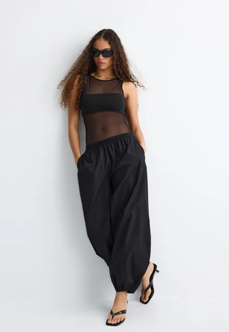 Боди из сетки без рукавов- Заказать в России