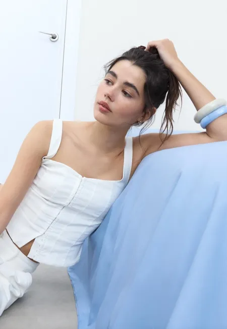 Топ-корсет на бретелях