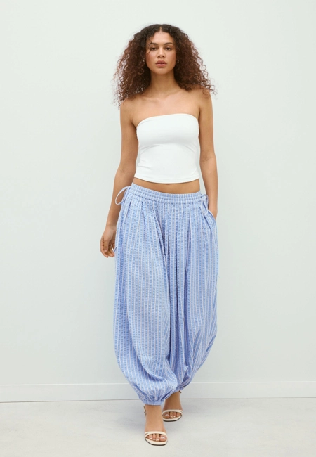 Stradivarius Брюки-баллоны в полоску