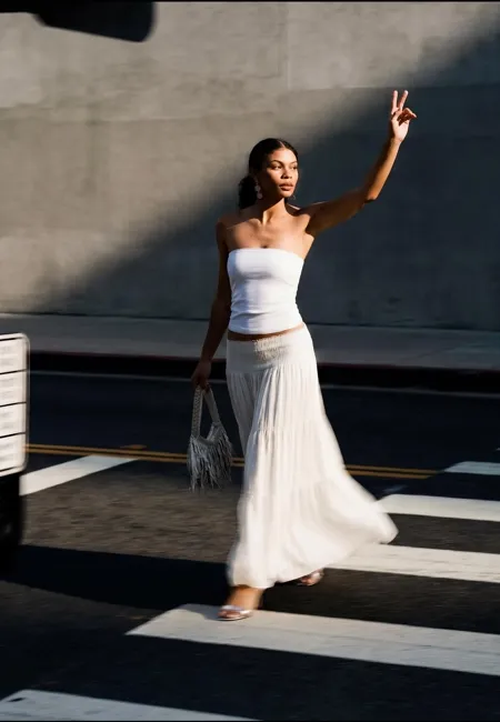 Юбка с металлизированной нитью- Заказать в России