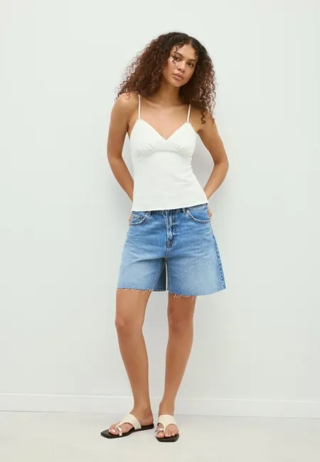 Топ с плетеными бретелями- Заказать в России