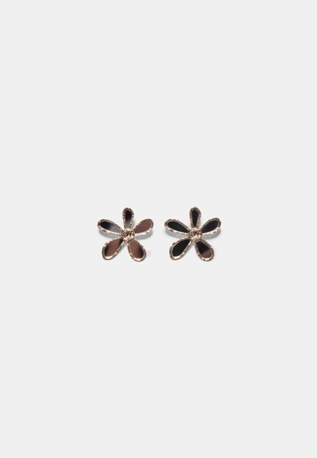 Stradivarius Серьги-цветы с зеркальным эффектом