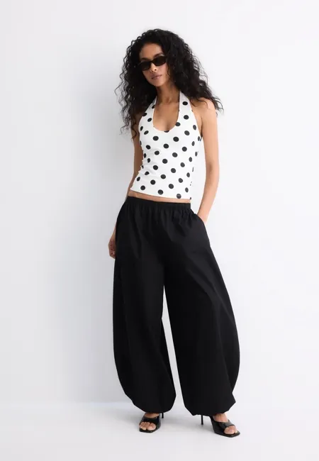 Stradivarius Базовый топ с горловиной халтер