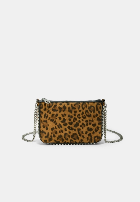 Stradivarius Мини-сумка с принтом и заклепками