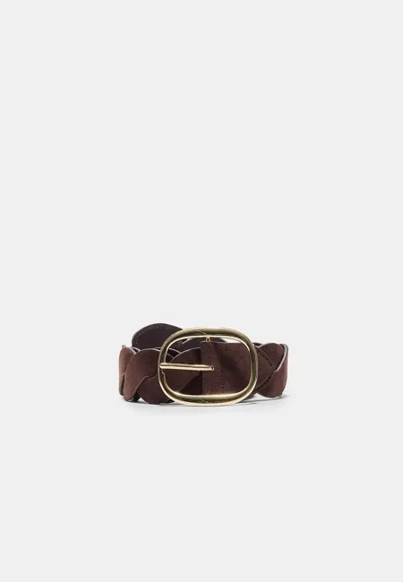 Stradivarius Широкий плетеный ремень