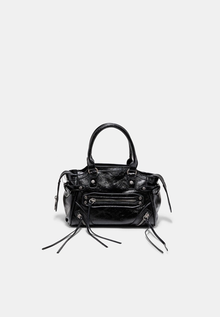 Stradivarius Сумка CITY с заклепками и бегунками