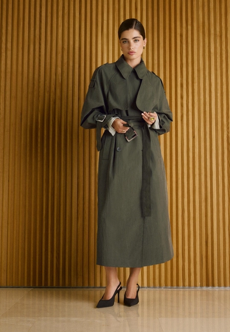 Stradivarius Тренч оверсайз
