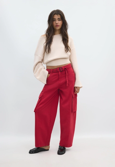 Stradivarius Теплый свитер с поясом из мягкого вязаного полотна купить с доставкой.