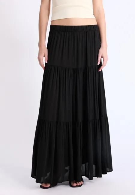 Юбка миди в стиле бохо- Заказать в России