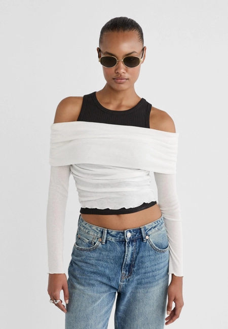 Stradivarius Очки с металлическими дужками