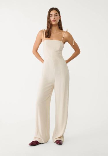 Stradivarius Длинный комбинезон с бретелями