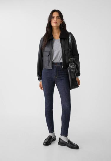 Stradivarius Джинсы скинни D07 с классической посадкой