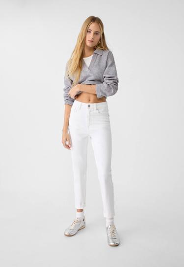 Джинсы mom fit D10 облегающего кроя