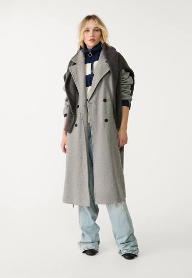 Stradivarius Тренч из ткани SOFT TOUCH
