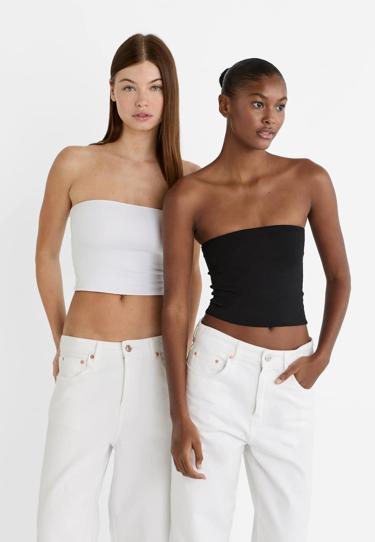 Stradivarius Набор из 2 топов бандо