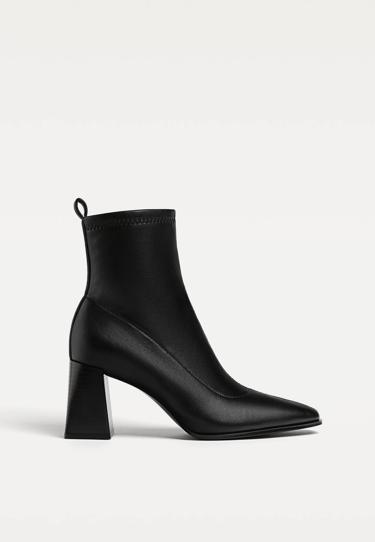 Stradivarius Эластичные ботильоны на высоком каблуке