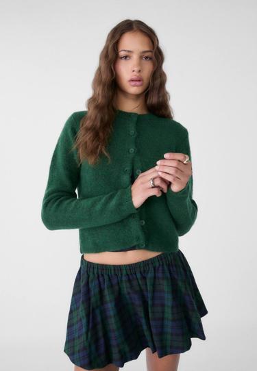 Stradivarius Трикотажный кардиган на пуговицах купить с доставкой.