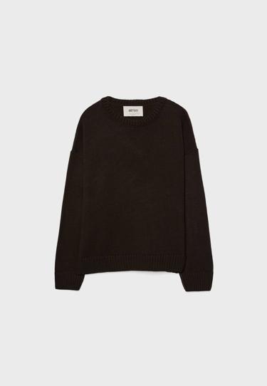 Stradivarius Свитер с круглым вырезом
