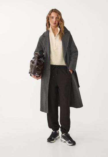 Stradivarius Спортивные брюки из мягкого хлопкового джерси