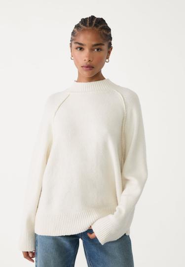 Stradivarius Базовый свитер из трикотажа