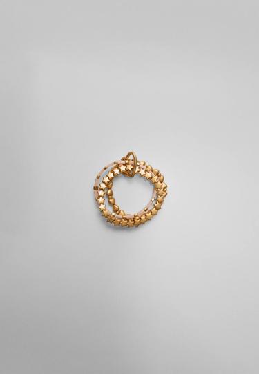 Stradivarius Набор из 3 эластичных браслетов с сердечками