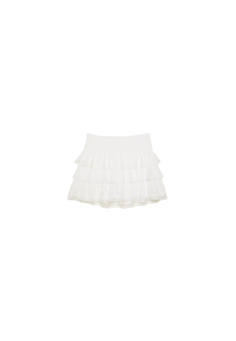 Юбка-шорты с кружевом