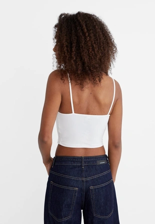 Набор из двух укороченных топов на бретелях- Заказать в России