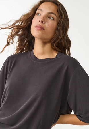 Топ оверсайз из мягкой ткани- Заказать в России